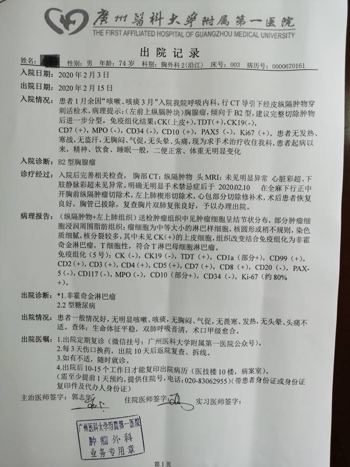 74岁t淋母化疗与中医保守治疗的抉择?